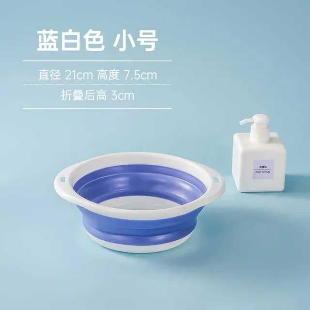 Bassine silicone pliable portable rétractable empilable… – vue 3