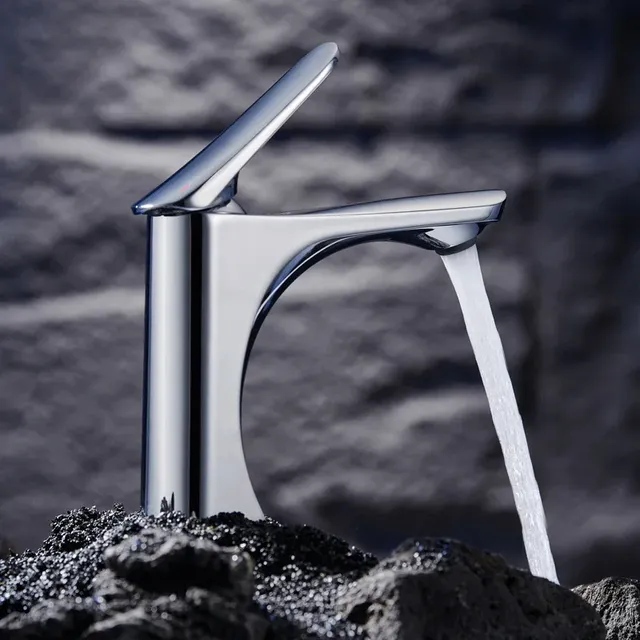 Mitigeur lavabo monocommande cascade bec ouvert arche… – vue 2