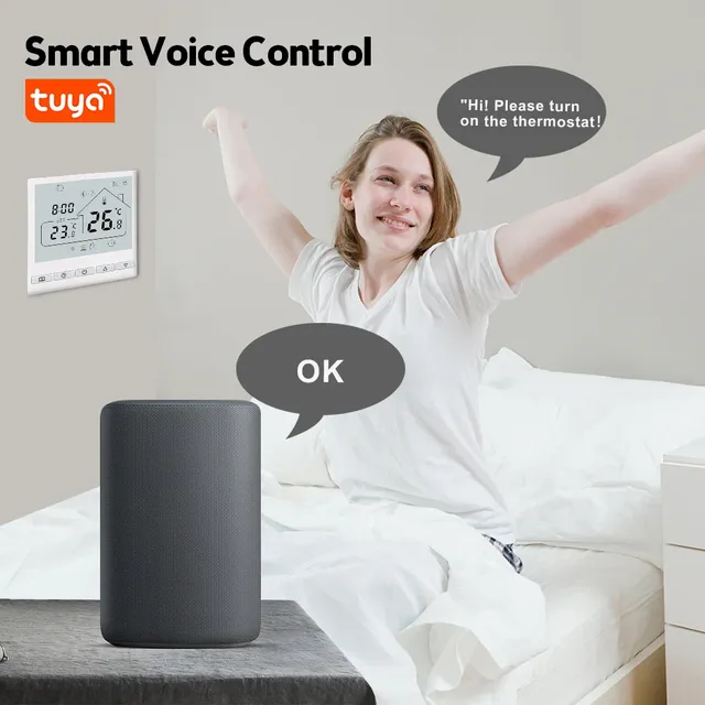 Thermostat intelligent WiFi 5 + 2 Programmable 3A – vue 5