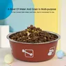 Bol pour animaux de compagnie en acier inoxydable Double… – vue 3