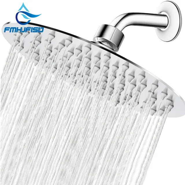Pommeau de douche à effet de pluie carré/rond chromé de…
