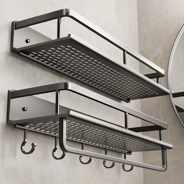 Support de salle de bain étagère de salle de bain espace…