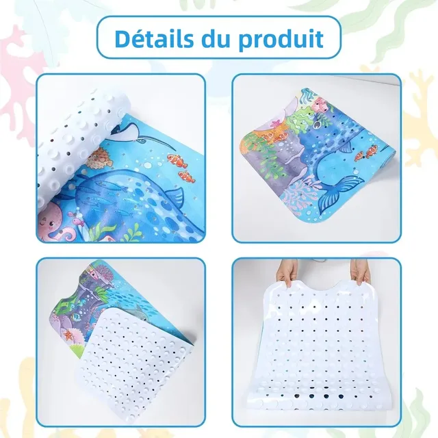 Tapis de baignoire Extra Long de dessin animé – vue 3