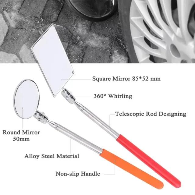 Miroir télescopique inspection inoxydable rotatif 360… – vue 5