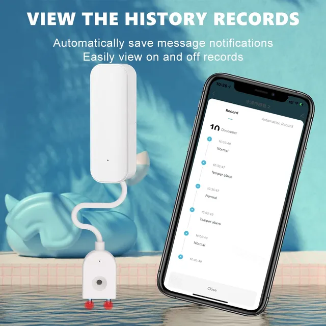 Capteur de niveau d'eau WiFi Tuya – vue 4