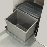 Porte d&rsquo;armoire d&rsquo;évier de cuisine connecter des poubelles créatives étanches à l&rsquo;humidité grande capacité Type caché poubelles ménage