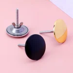 Couvercle de trou de robinet noir, capuchon de trou de robinet d&rsquo;évier, robuste et fiable, couvercles décoratifs adaptés à l&rsquo;évier de cuisine ﻿