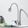 Évier de cuisine à col flexible en acier inoxydable – vue 2