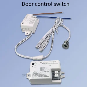 Interrupteur à capteur de mouvement détachable 100W 165-265V, marche/arrêt automatique pour armoire, placard, escalier, couloir, montage en Surface Interrupteur à capteur de mouvement détachable 100W 165-265V, marche/arrêt automatique pour armoire, placard, escalier, couloir, montage en Surface