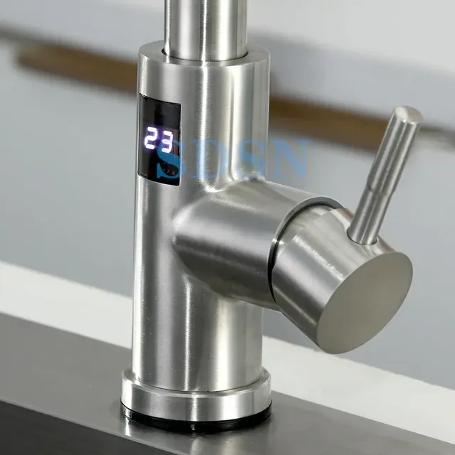 Évier de cuisine tactile numérique en acier inoxydable – vue 4