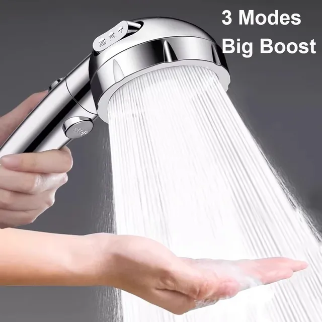 Pommeau de douche haute pression réglable