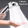 Pommeau de douche haute pression réglable