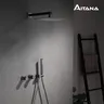 Salle de bain de luxe en laiton pistolet gris système de… – vue 1