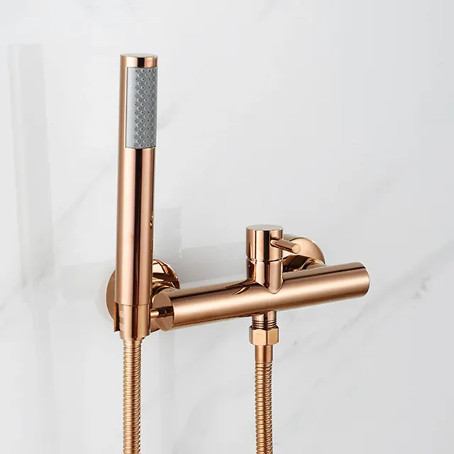 Ensemble de robinets de douche de salle de bains en or…