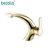 Becola Moderne Robinet de Bassin En Laiton Or Salle De… – vue 2