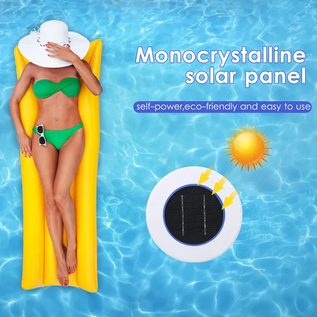 Purificateur piscine solaire flottant ioniseur anode… – vue 3