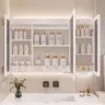Armoire miroir murale salle rétroéclairé trois portes… – vue 5