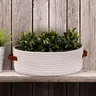 Panier de rangement de salle de bain tissé ovale – vue 5
