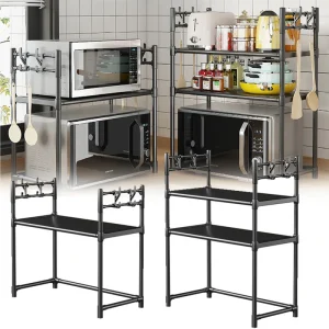 Support de rangement de cuisine multicouche pour micro-ondes, comptoir Simple sur pied, organisateur de four à condiments, étagère d&rsquo;accessoires de cuisine