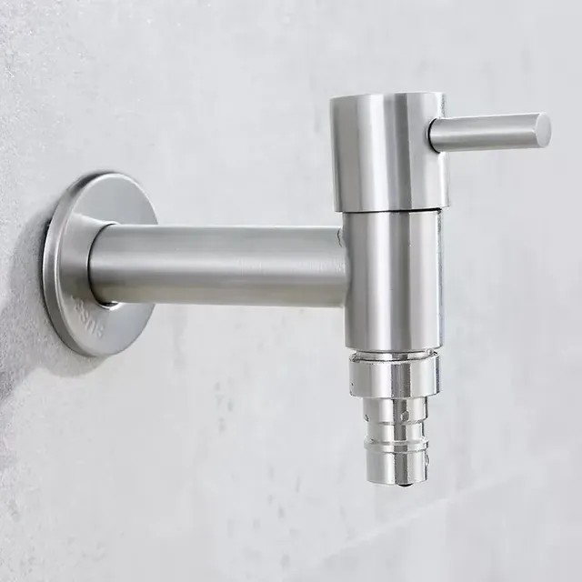 Robinet de jardin extérieur brossé en acier inoxydable 304 – vue 2