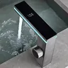 Robinet mitigeur de lavabo noir avec capteur – vue 6