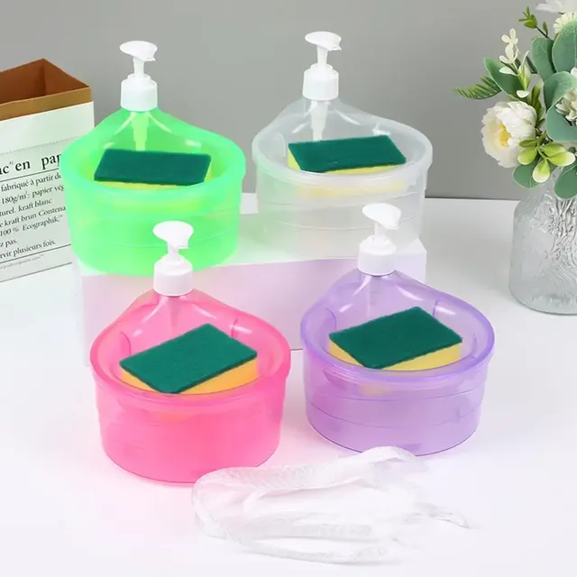 Distributeur savon liquide vaisselle doseur pompe… – vue 2
