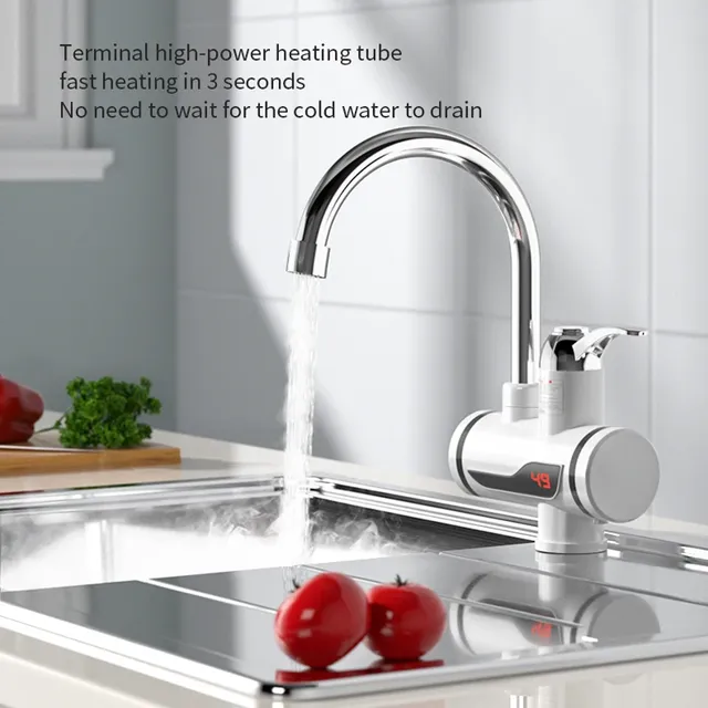 Chauffe eau instantané sans réservoir 3000W écran LED…