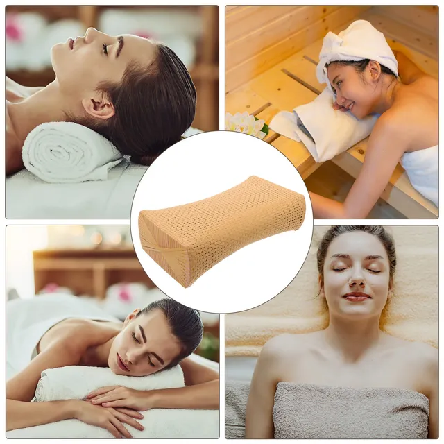 Oreiller sauna rotin simulé grande ergonomique cervical… – vue 6