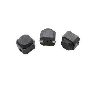 Interrupteur tactile silicone noir 6x6x5mm 2 broches bouton poussoir…