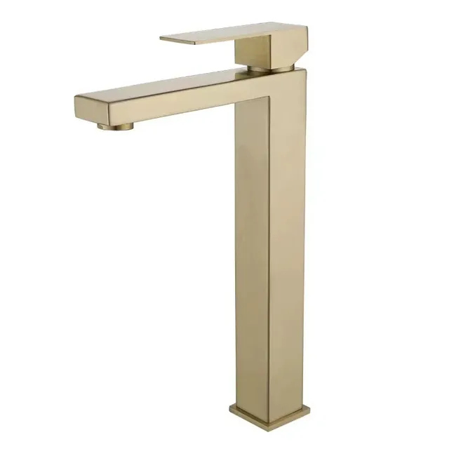 Robinet de lavabo de salle de bains noir mat – vue 2