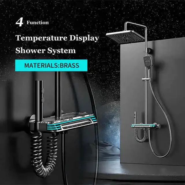 Système de douche numérique pour salle de bain – vue 3