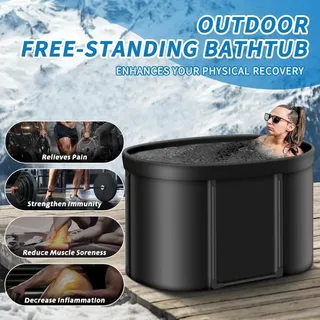 Baignoire pliable pour baignoire glacée ovale