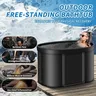Baignoire pliable pour baignoire glacée ovale