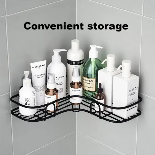 Étagère murale autocollante sans perçage angle douche… – vue 3