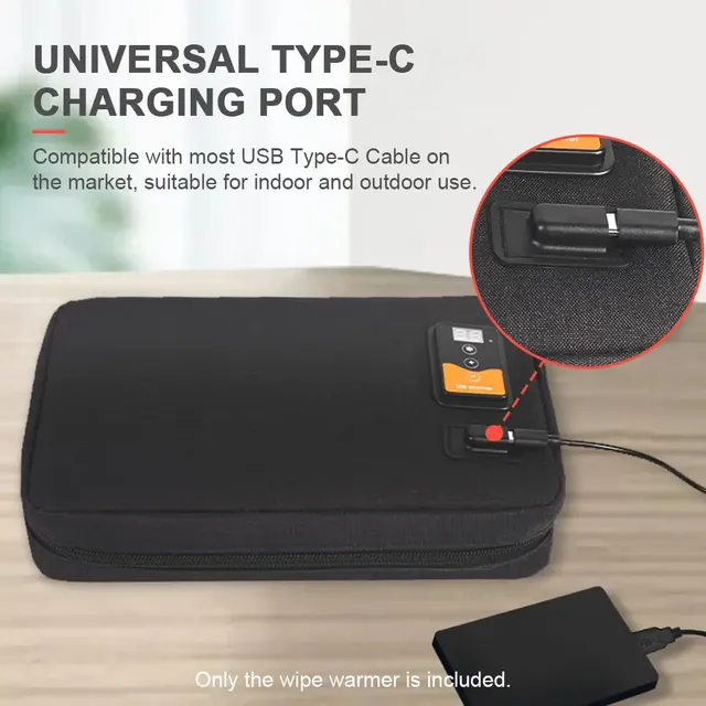 Chauffe lingettes bébé portable USB grande capacité… – vue 4