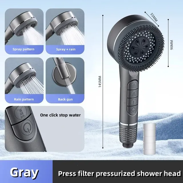 Pommeau de douche chargé Home Smile – vue 6