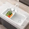 Évier blanc multifonctionnel de grande…