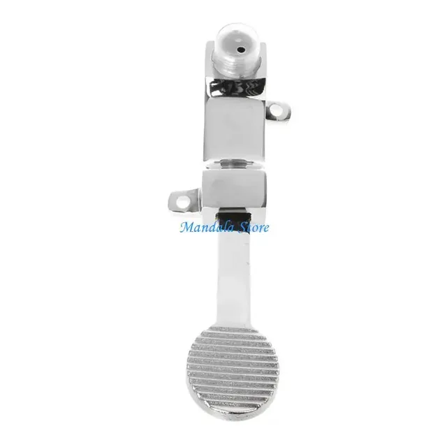 Robinetterie pédale commande pied inoxydable chromé… – vue 4