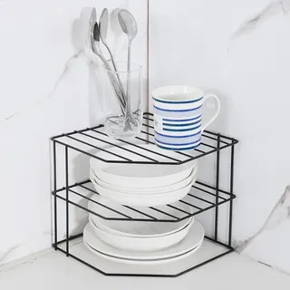 Étagère d'angle de rangement de cuisine