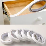 Bordure précollée pvc blanc lisse souple faible largeur rouleau autoadhésive film vinyle protection chant meubles imperméable