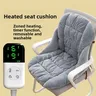 Coussin siège chauffant dossier matelassé ergonomique… – vue 2