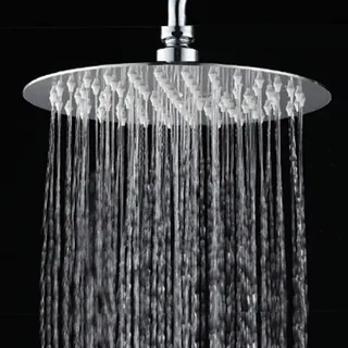 Pommeaux de douche cascade Ultra-fin en acier inoxydable