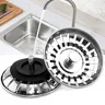 Bouchon vidange lavabo évier acier inoxydable panier… – vue 2