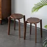 Tabouret nord-américain en noyer – vue 5