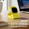 Support chargeur montre connectée silicone jaune fromage… – vue 2