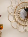 Miroir décoratif mural tissé à la main – vue 3