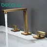 Robinet de lavabo en or brossé – vue 6
