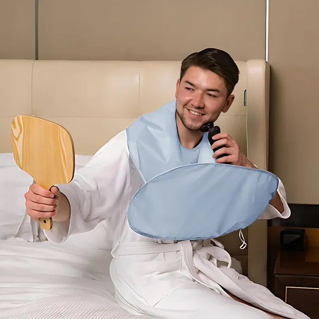 Tablier à barbe pliant imperméable feuille 3D capteur de… – vue 2