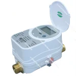 Moniteur de débit d&rsquo;eau sans fil Tuya Smartlife et arrêt d&rsquo;eau dans un compteur d&rsquo;eau ultrasonique intelligent de 3/4 pouces