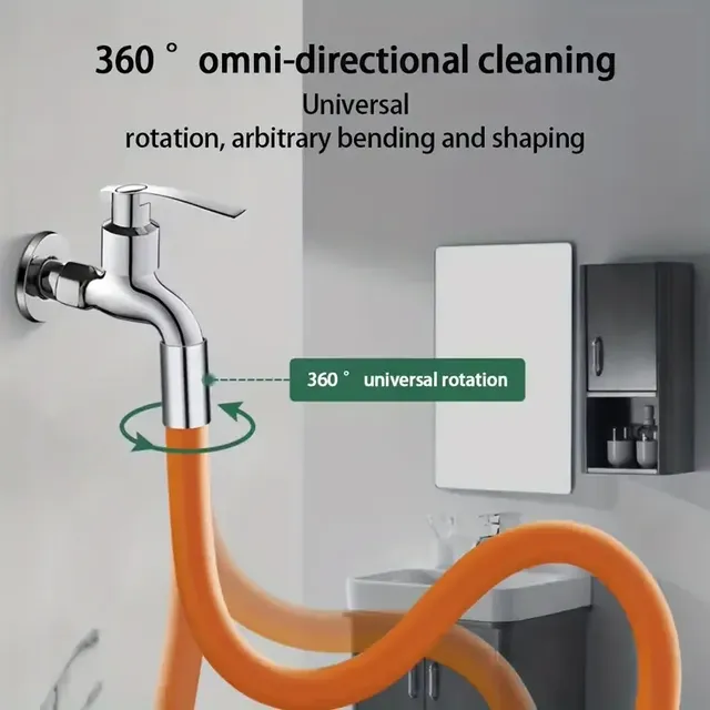 Rallonge de robinet flexible avec 360 ° Rotation – vue 4